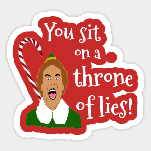 Elf Funny Quotes Sticker